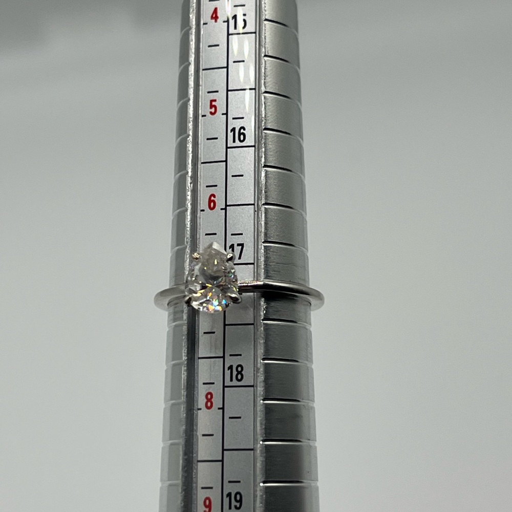 Pear Solitaire Ring - image 3